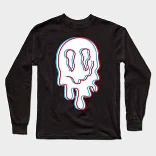 Acid dripping sticker Long Sleeve T-Shirt